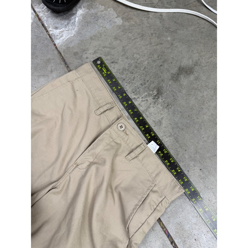 Vintage Genuine Dickies Mens Khaki Shorts Size 30 Baggy Loose Long Y2K - Picture 3 of 8